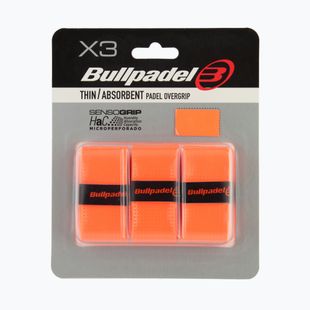 Padelütő markolatborítások Bullpadel GB-1705 Senso Absorbent 3 pcs. fluor orange