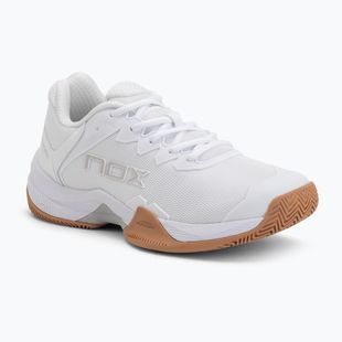 Padel cipő NOX ML10 Hexa white/gum rubber