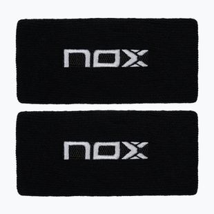 Csuklópántok NOX Wristband with Logo 2 szt. black/white