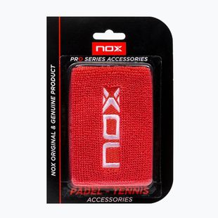 Csuklópántok NOX Wristband with Logo 2 szt. white/blue