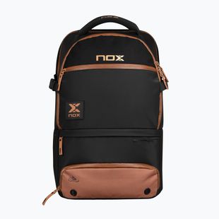 Padel hátizsák NOX Luxury Open Series Backpack 30 l black/brown