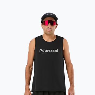 Férfi NNormal Race Tank futópóló fekete