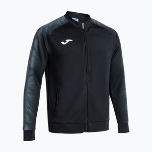 Férfi futó pulóver Joma Elite XI Full Zip fekete/antracit