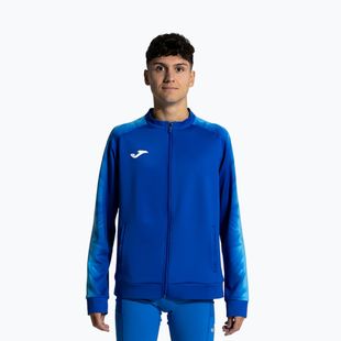 Férfi futó pulóver Joma Elite XI Full Zip királykék