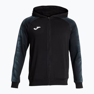 Férfi Joma Elite XI Hoodie fekete/antracit futó melegítőfelső