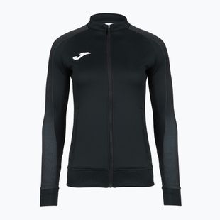 Női futó pulóver Joma Elite XI Full Zip fekete/antracit