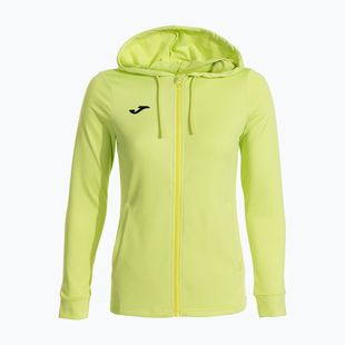 Női tenisz pulóver Joma Sculpture II Zip-Up Hoodie W lime
