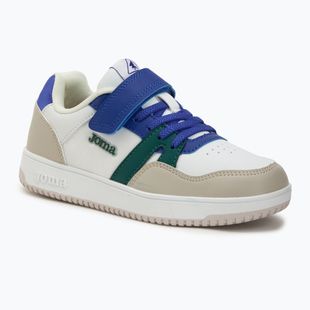 Joma Platea Low Jr gyermek cipő fehér/bézs színben