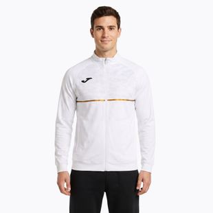 Férfi Joma Record III Full Zip futópulóver fehér