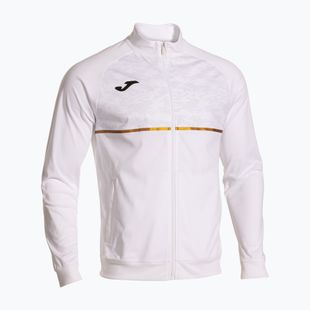 Férfi Joma Record III Full Zip futópulóver fehér