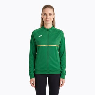 Női Joma Record III Full Zip zöld futó melegítőfelső