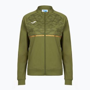 Női Joma Record III Full Zip zöld futó melegítőfelső