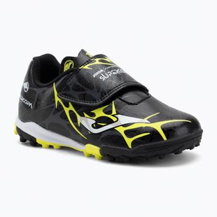 Joma Super Copa Jr TF gyermek focicipő fekete / fluor sárga