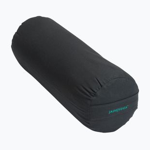 Jóga párna JadeYoga Organic Cotton Round Bolster black