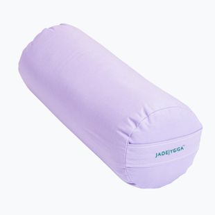 Jóga henger JadeYoga Organic Cotton Round Bolster lavender
