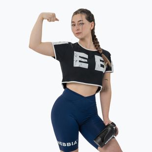 Női edzőfelső NEBBIA Game On black