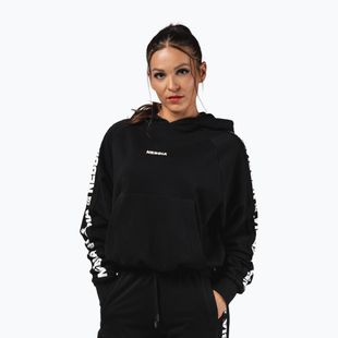 Női pulóver NEBBIA Off-Duty Hoodie black