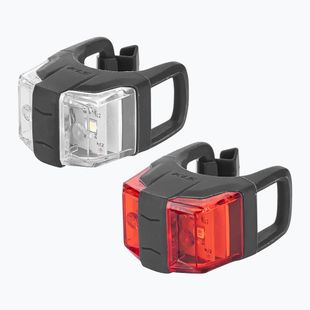 Kellys Twins II kerékpár lámpa szett antracit fekete