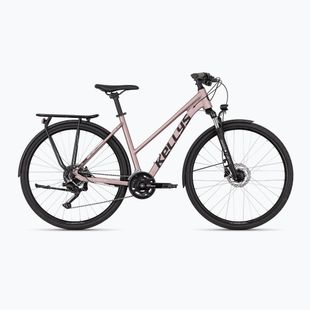 Női trekking kerékpár Kellys Cristy 50 28" rose gold