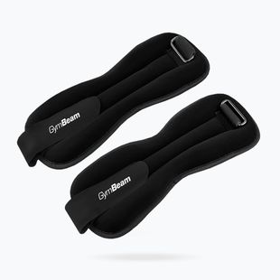Csukló- és bokasúlyok GymBeam 2 x 2 kg black