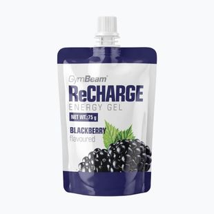 Energia zselé GymBeam ReCharge 75 g blackberry