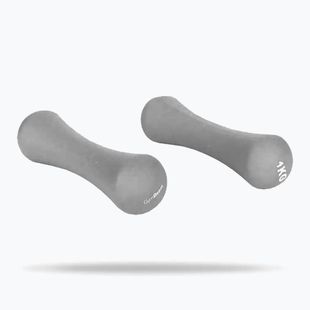 Kézisúlyzók GymBeam Neoprene Dumbbells 2 x 1 kg light grey