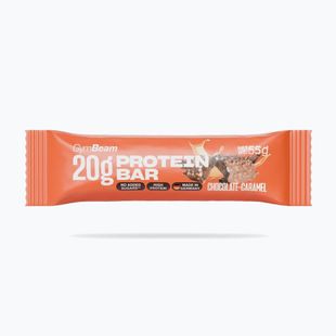 Fehérjeszelet GymBeam 55 g chocolate/caramel