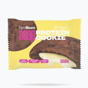 Fehérjeszelet GymBeam ASAP 70 g banana