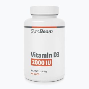 D-vitamin GymBeam Vitamin D3 2000 IU 60 capsules