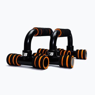 Fekvőtámasz markolatok GymBeam black/orange