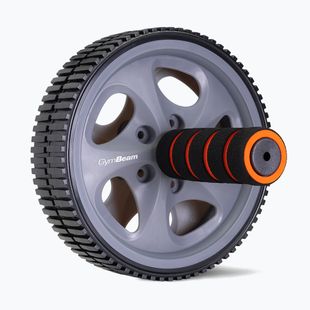 GymBeam Ab Wheel fekete/szürke/narancssárga hasizom edzőkerék