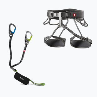 Ocun Via Ferrata Twist heveder + lung set + Captur szürke
