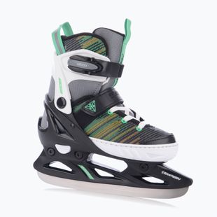 Gyerek jégkorcsolya Tempish Systent Jr black/green