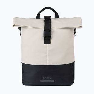 Kerékpáros táska Basil Cove Shopper MIK Hooks 16 l off white/black