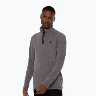 Férfi polár pulóver Protest Perfectym 1/4 Zip Active dark grey melee