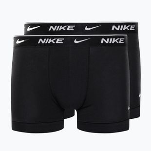 Férfi boxeralsó Nike Everyday Cotton Stretch Trunk 2Pk IEV fekete