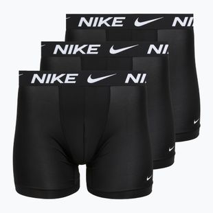 Férfi boxer nadrág Nike Boxer Brief Long Black / Black