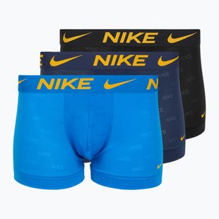 Nike Elite Breathe Trunk férfi boxeralsó 3 pár fotó kék/éjfekete/tengerészkék/fekete