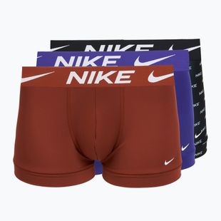 Férfi boxer nadrág Nike Dri-Fit Essential 3 pairs black nike print/mars stone/deep night