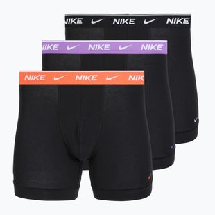 Férfi boxer nadrág Nike Essential Cotton Stretch 3 pairs cinder black