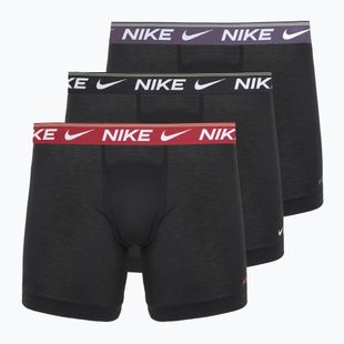 Férfi boxeralsók Nike Dri-FIT Ultra Comfort 3 pairs black/team crimson/dark raisin/black