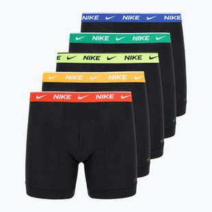 Férfi boxerek Nike Essential Cotton Stretch 5 pairs black/volt/pt red/game royal/sm green/un gold wb