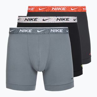Férfi boxer nadrág Nike Essential Cotton Stretch 3 pairs gray multi