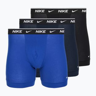 Férfi boxer nadrág Nike Cotton Stretch Boxer Brief black/blue/navy