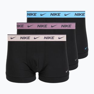 Férfi boxer nadrág Nike Cotton Stretch Trunk 3 pack charcoal heather
