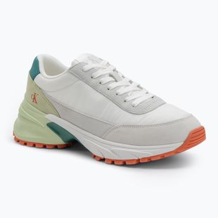 Calvin Klein férfi cipő YM0YM01292 Hike Runner Casual Ny-Su Bright White/Wild Green/Tigerilily