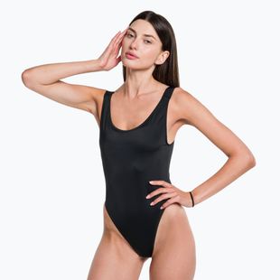 Női Calvin Klein Scoop Back egyrészes fürdőruha Fekete