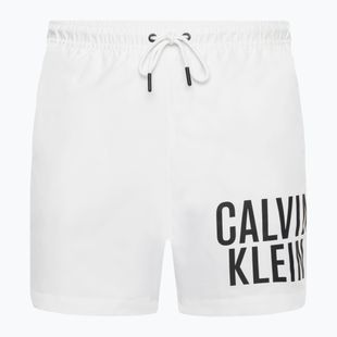 Férfi Calvin Klein Medium zsinóros úszónadrág fehér