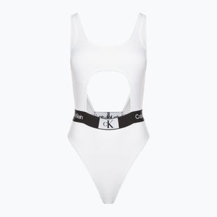 Női egyrészes fürdőruha Calvin Klein Cut Out One Piece-Rp fehér