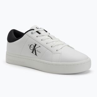 Calvin Klein női cipő YW0YW01444 Classic Cupsole Lowlaceup Lth Wn világos fehér/fekete